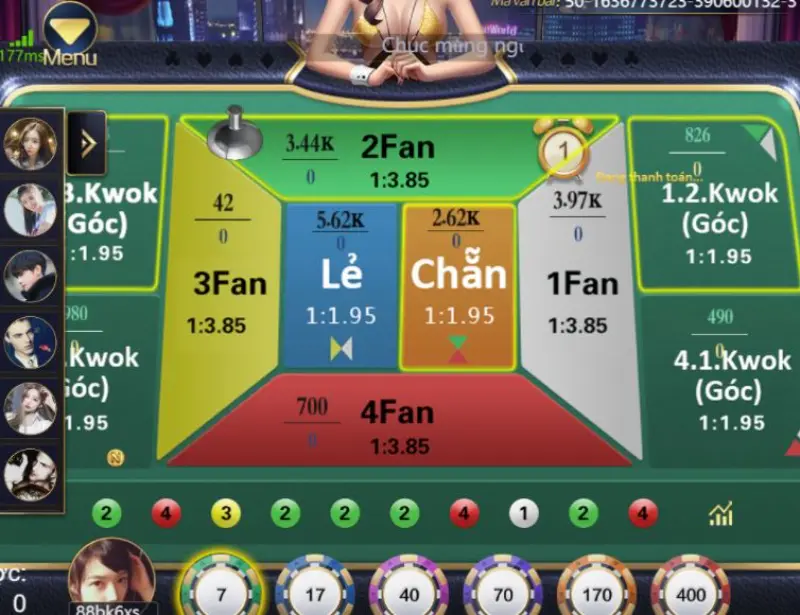 Betting rules in how to play Fantan always wins