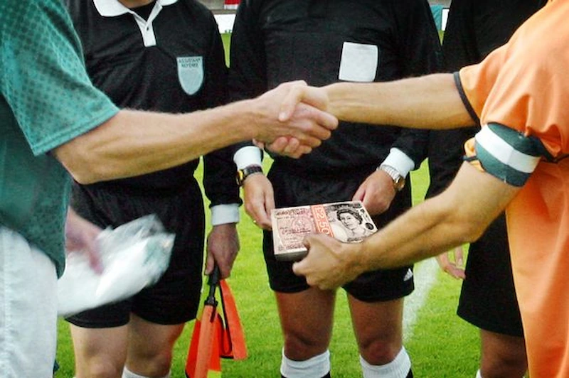 Signs of match fixing in football